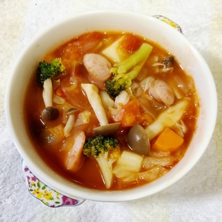 野菜沢トマトスープ